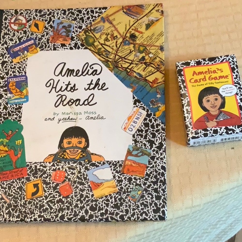Amelia Hits the road book and card game